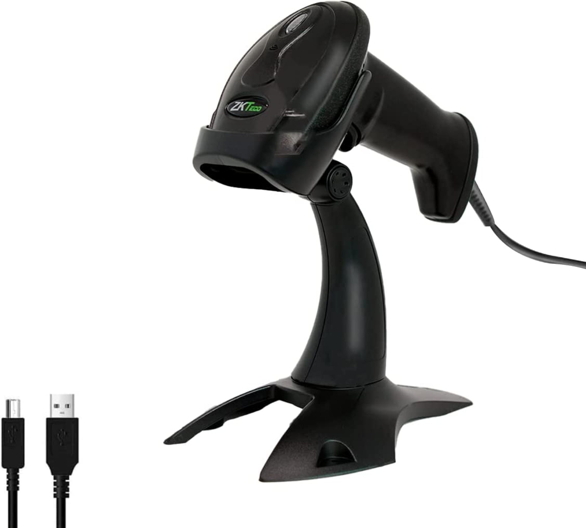 ZK scanner para codigos con base Pixel: 1500 – Decoding Depth of Field: 0-15cm, Communication Mode: USB, Decoding Speed: 300 times/s ZKB102