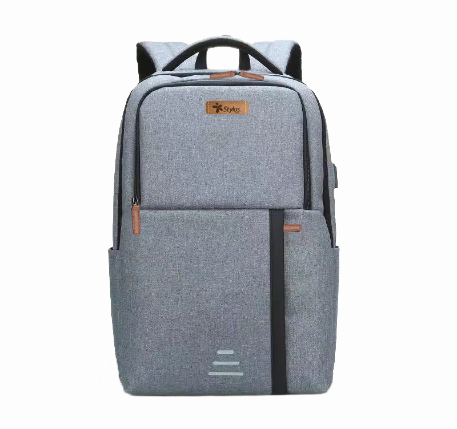 Mochila Ejecutiva Gris Stylos. STABAP2S –