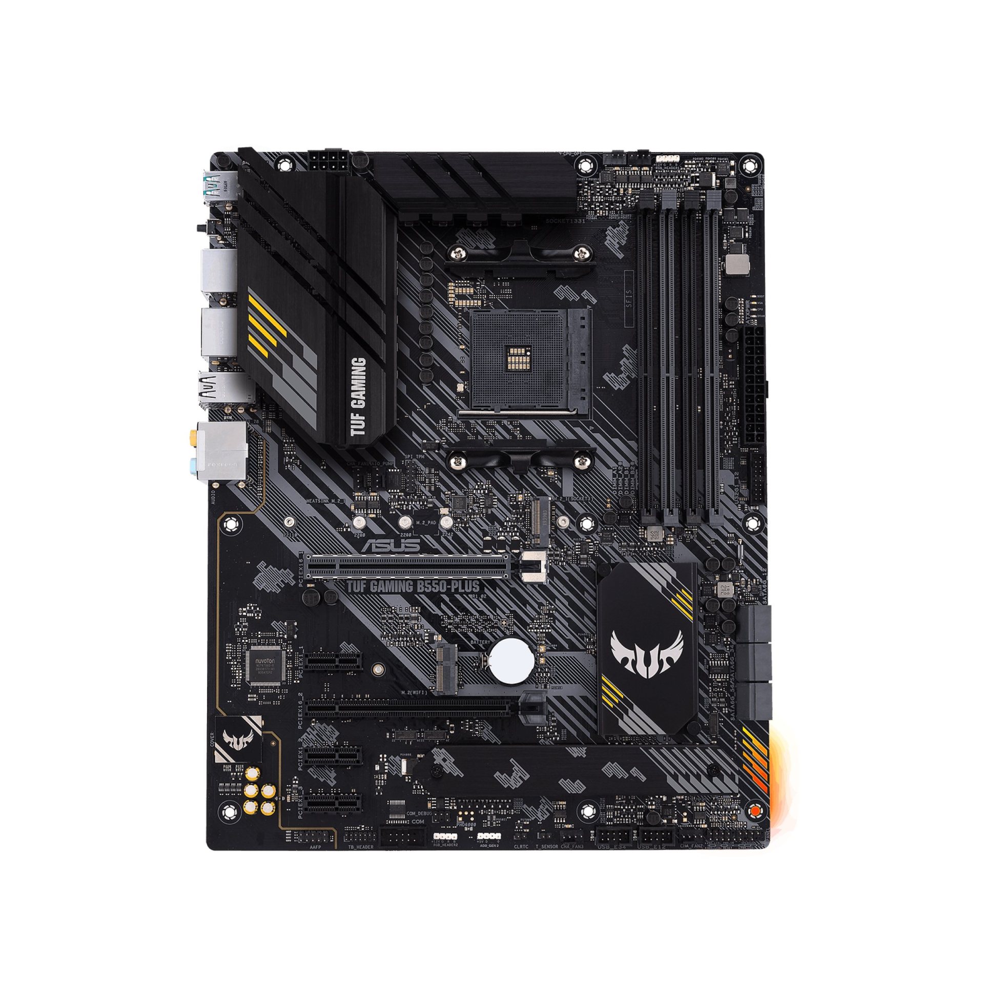 Tarjeta Madre ASUS ATX TUF Gaming B550-PLUS WIFI II – S-AM4, AMD B550, HDMI, 128GB DDR4 para AMD
