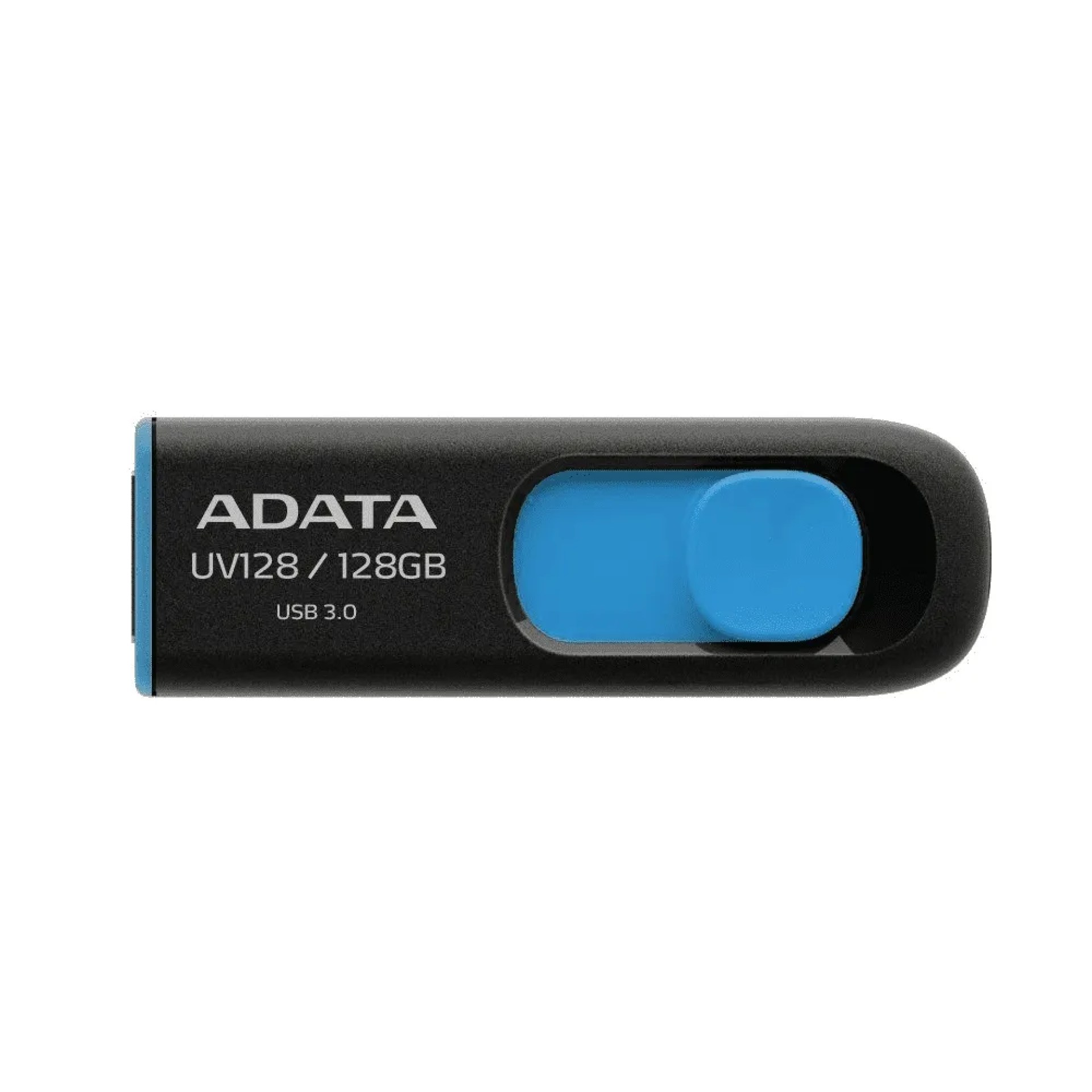 Memoria USB ADATA UV128 – Negro, 128 GB, USB 3.2 (retrocompatible con 3.0 y 2.0), 100 MB/s, 40 MB/s