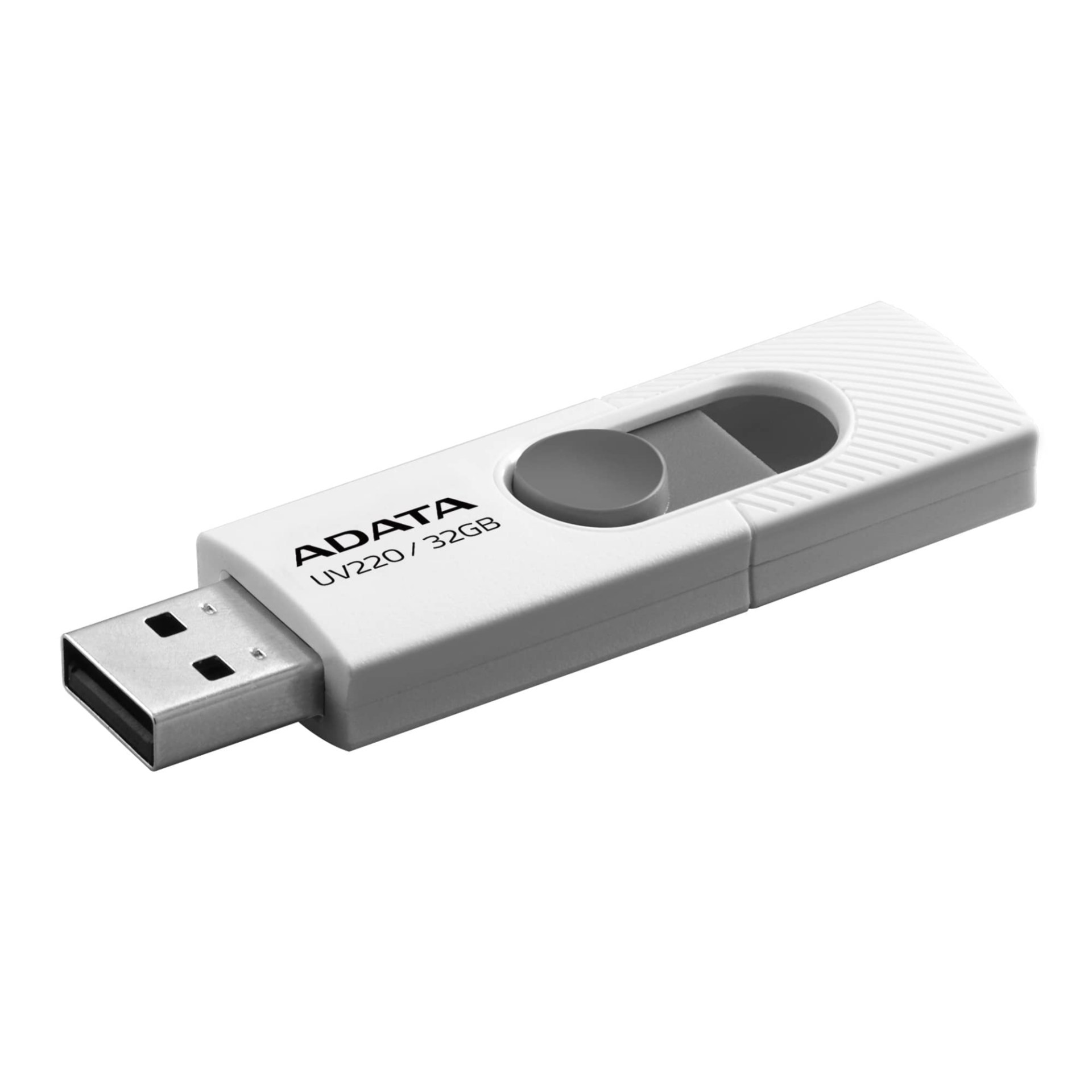 Memoria USB ADATA UV220 – Color blanco, 32 GB, USB 2.0