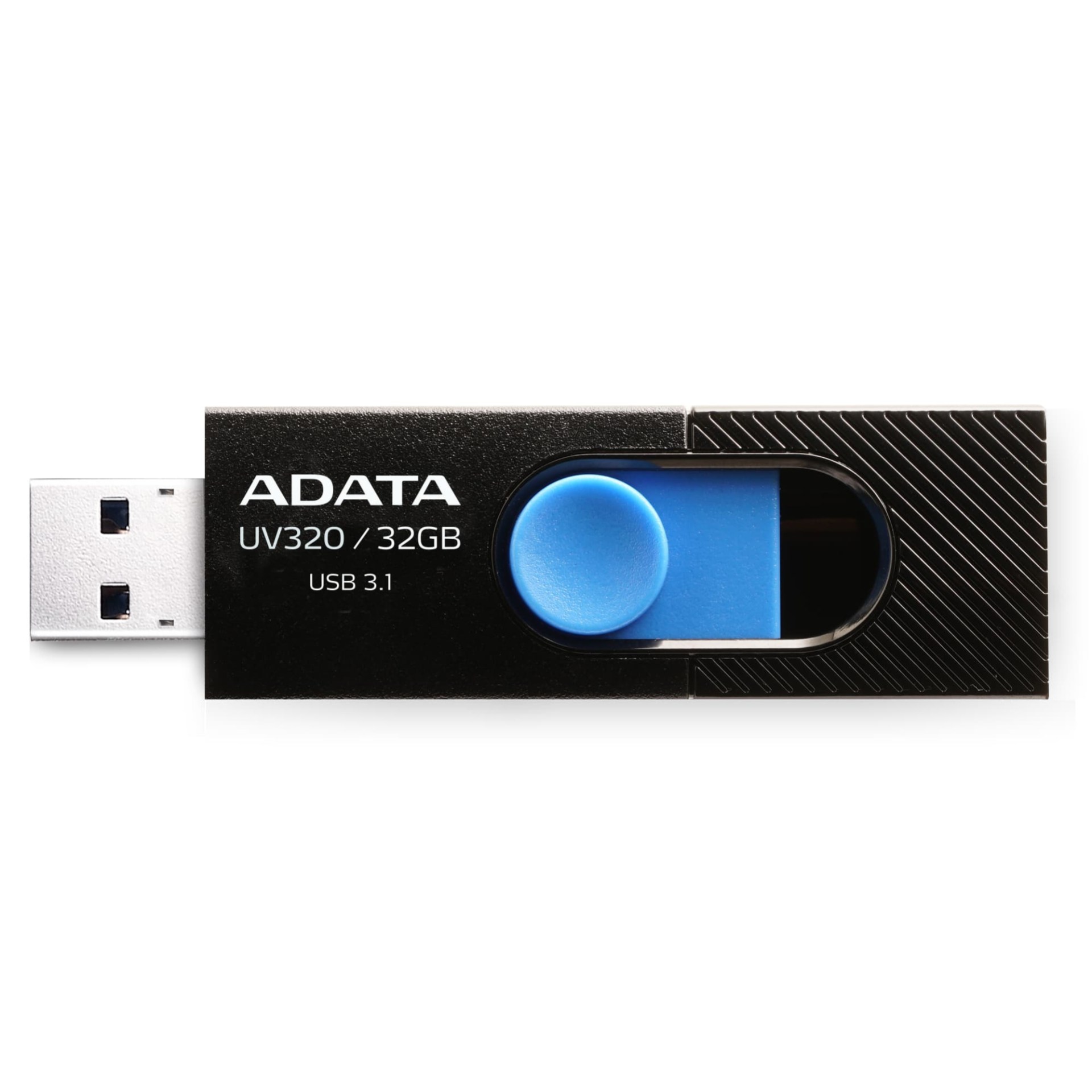 Memoria USB ADATA AUV320-32G-RBKBL – Negro / Azul, 32 GB, USB 3.2
