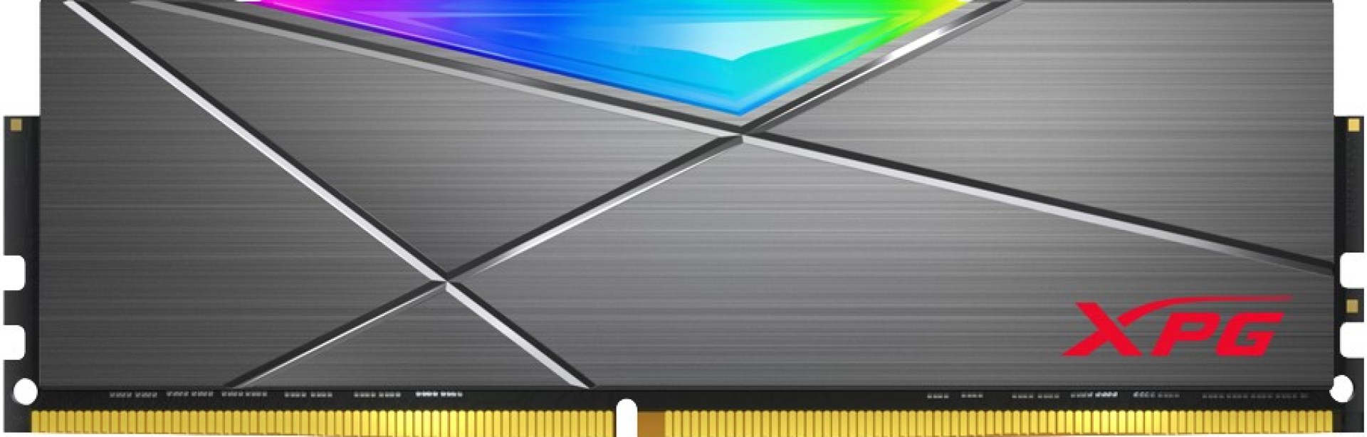 Memoria RAM ADATA SPECTRIX D50 – 8 GB, DDR4, 3200 MHz, UDIMM, con Iluminación RGB. Disipador Tungsten Grey