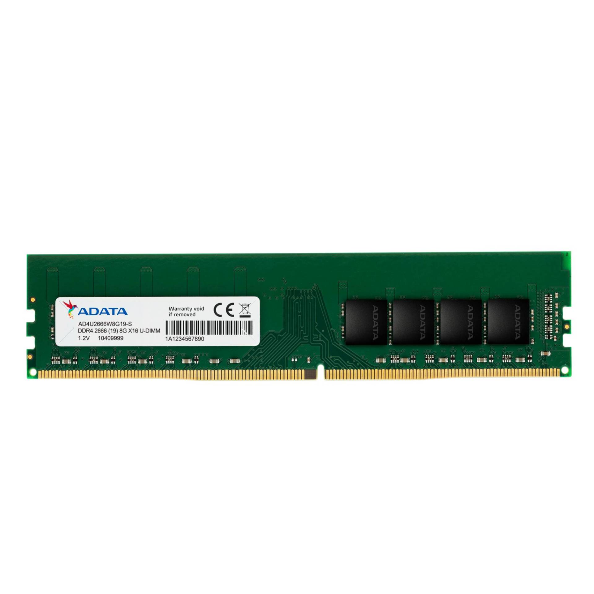Memoria RAM ADATA PREMIER – 8 GB, DDR4, 2666 MHz, UDIMM, PC de Escritorio