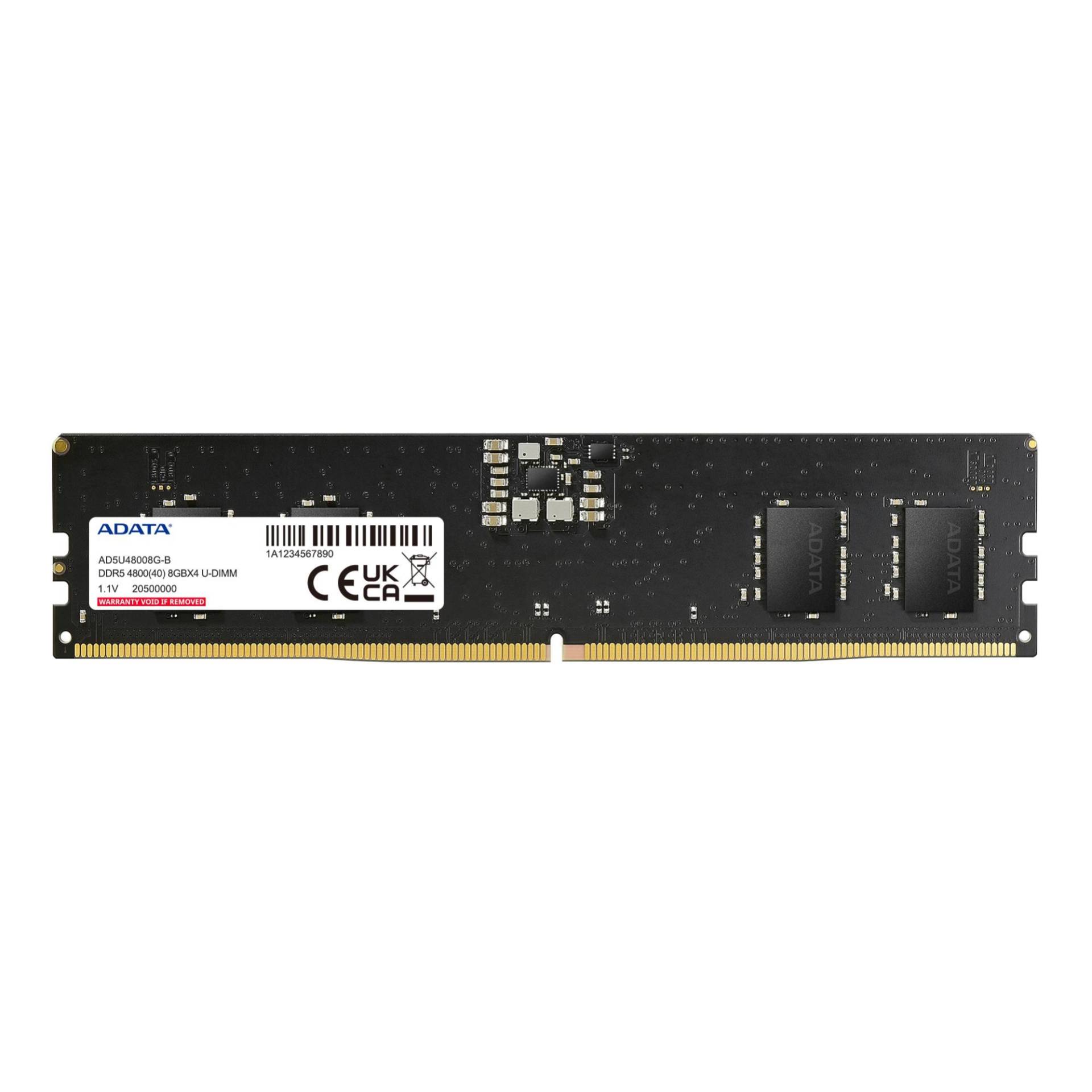 Memoria RAM  ADATA AD5U48008G-S – 8 GB, DDR5, 4800MHz, UDIMM