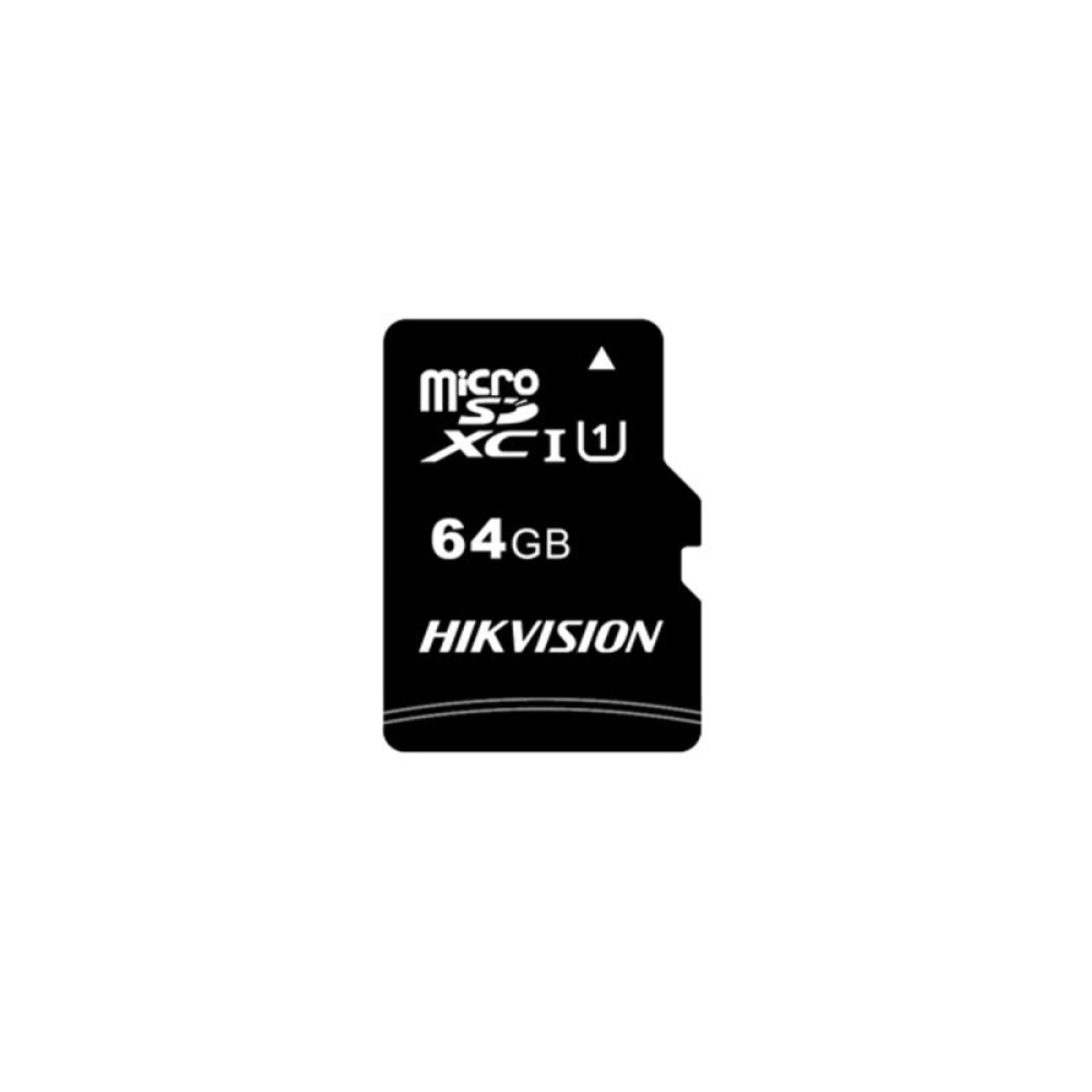 Memoria MicroSDHC HIKVISION Hs-tf-c1 – 64 GB, 92 MB/s, 15 MB/s, Negro, Clase 10