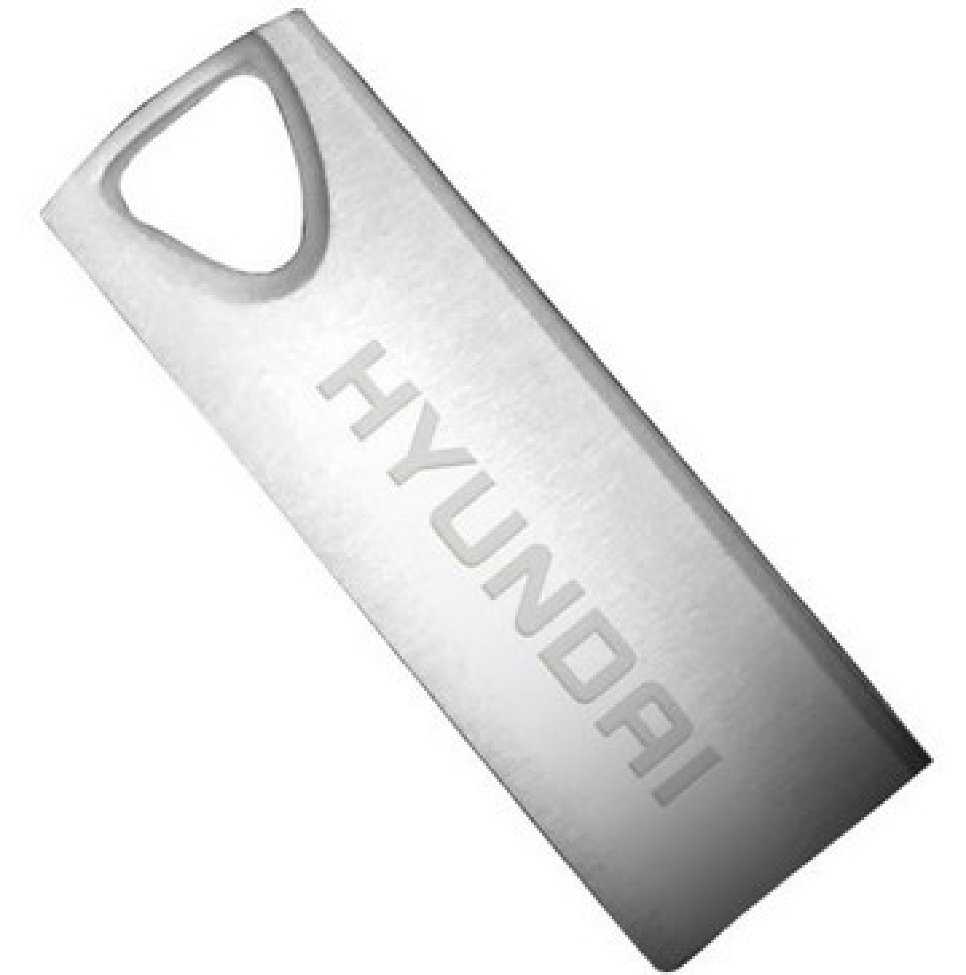Memoria USB HYUNDAI U2BK/16GAS – Plata, 16 GB, USB 2.0, 10 MB/s, 3 MB/s