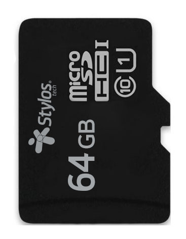 Memoria Micro SD 64GB S/A Stylos. STMSDS4B –