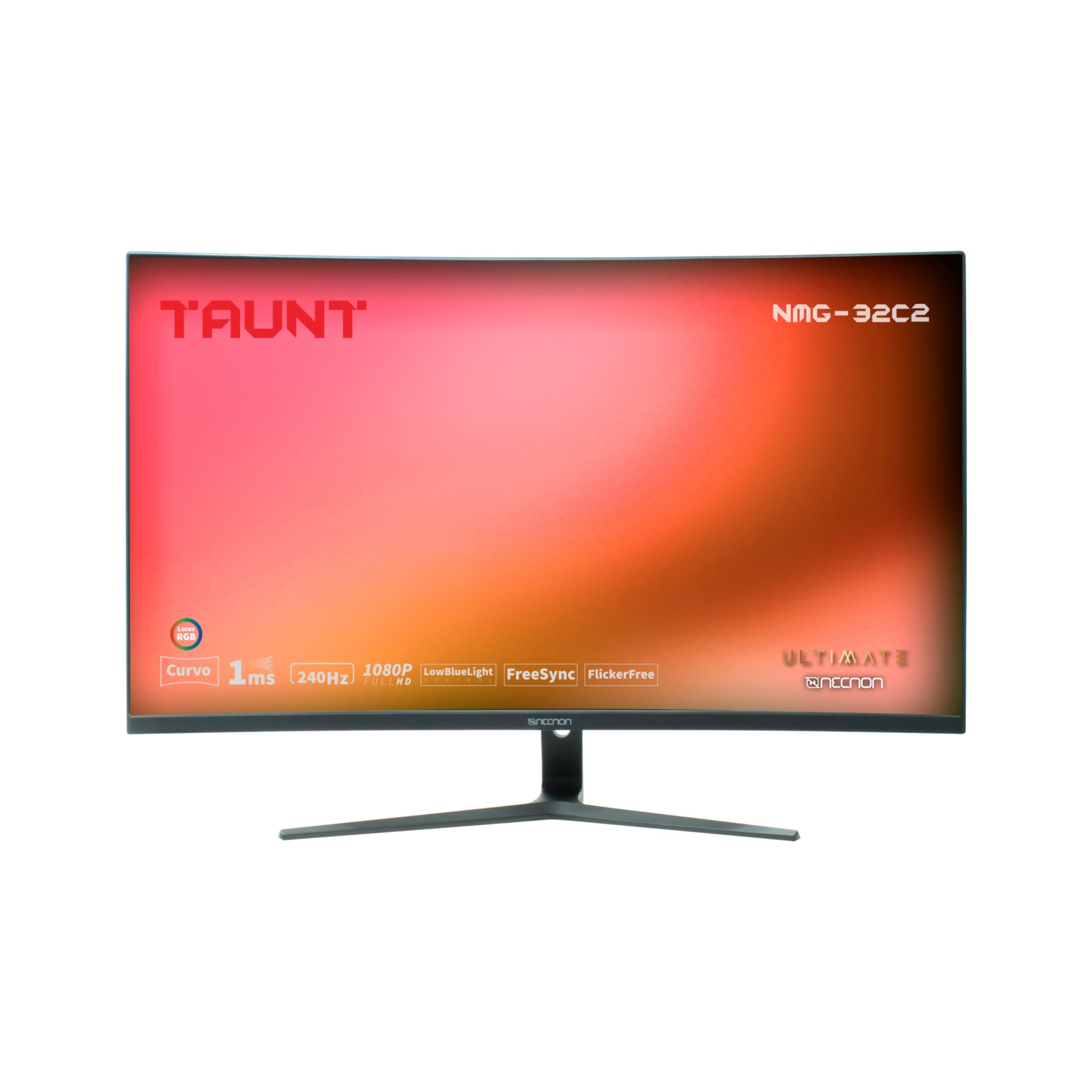 MONITOR GAMING LED CURVO 31.5 NMG-32C2 VA 240HZ 1MS LOW BLUELIGHT FLICKERFREE FREESYNC RGB VESA 16:9 FHD 1920*1080 HDMI DP NEGRO –