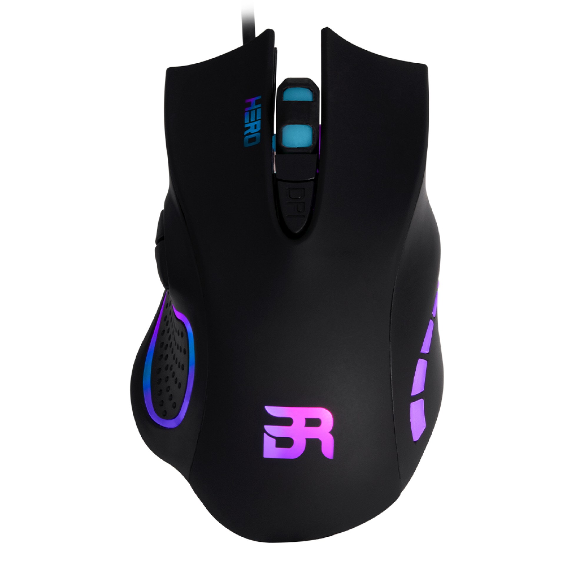 Mouse Gamer BALAM RUSH Alámbrico USB 3200 DPI 4 LVLS 5 Botones + Scroll WINDOWS-LINUX-MAC-XBOX ONE-PS4 LED HERO GM325 –