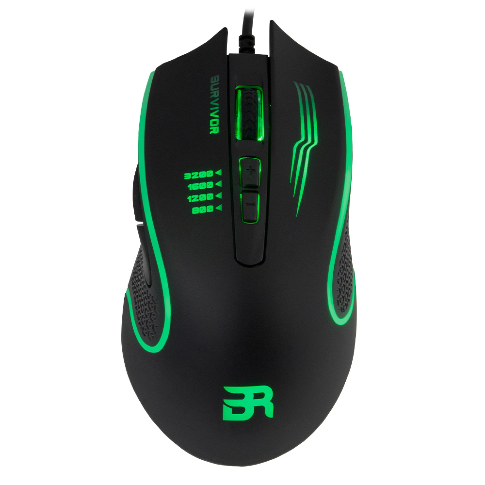 Mouse Gamer BALAM RUSH Alámbrico USB 3200 DPI 4 LVLS 6 Botones+ Scroll WINDOWS-LINUX-MAC-XBOX ONE-PS4 SURVIVOR GM320 –