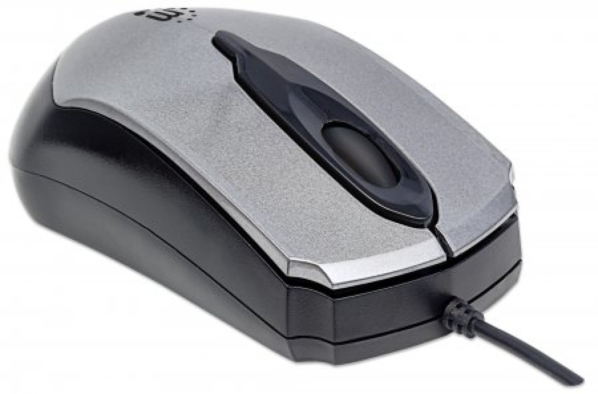 179423 Ratón óptico USB Edge – Cableado 1.5m, Tres Botones con Rueda de Desplazamiento, 1000 dpi, Gris, 3 años de garantia.