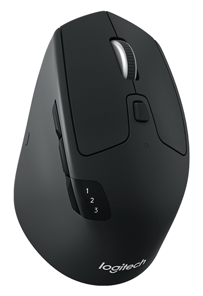 Mouse Inalambrico LOGITECH  M720 TRIATHLON – Negro, Bluetooth, EASY-SWITCH