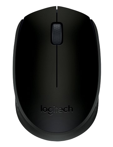 Mouse LOGITECH M170 – Gris, 3 botones, RF inalámbrico, Óptico