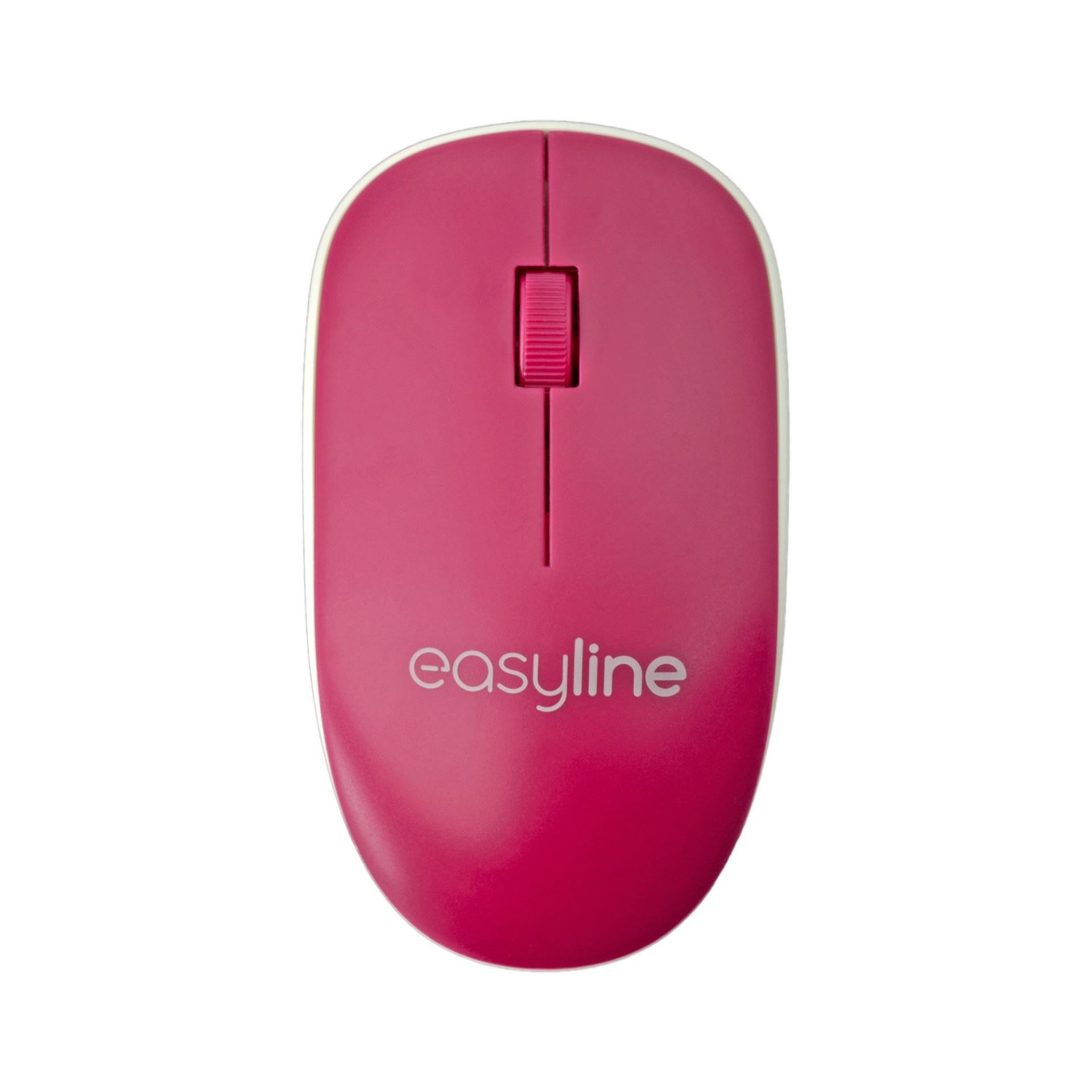 Mouse Easy Line EL-995135 – Magenta, Inalámbrico, 1000 DPI
