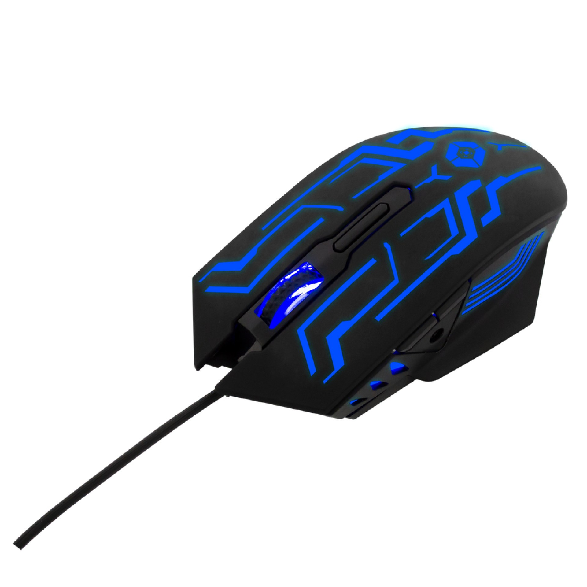 Mouse Alámbrico VORTRED LEGACY – USB, Juego, 800/1600/2400/3600 DPI, Negro