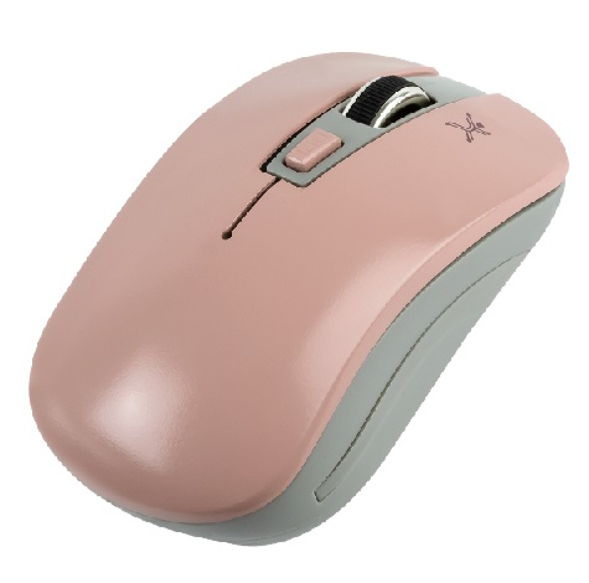 Mouse Inalámbrico PERFECT CHOICE Essentials – Rosa, Inalámbrico, 800/1200/1600 DPI