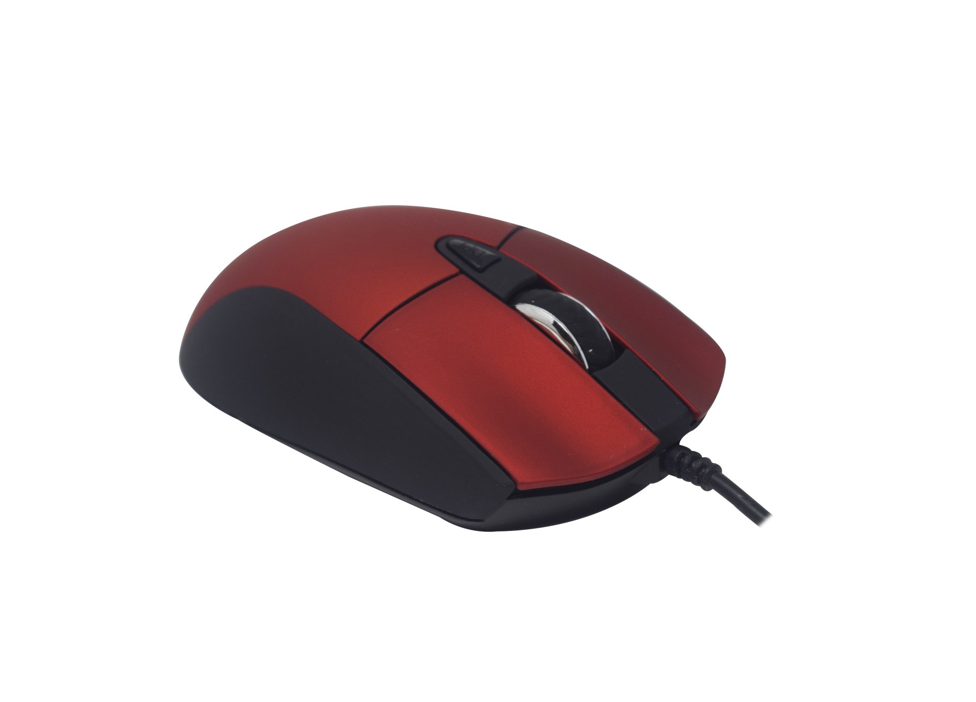 Mouse Naceb Technology NA-0115R – Rojo, 6 botones, Alámbrico, Óptico, 800 – 2400 DPI