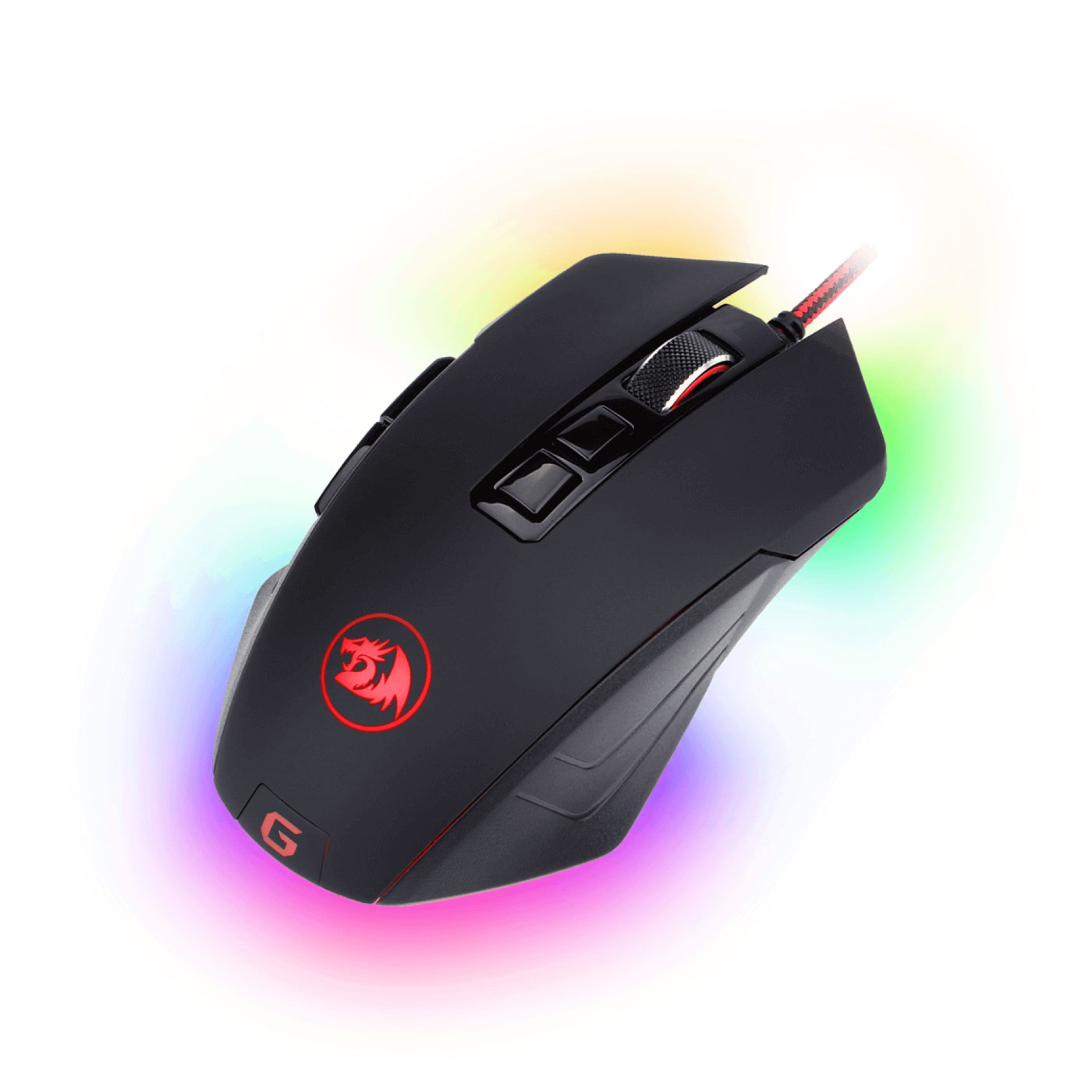 Mouse  Redragon Dagger 2 – Negro, 8 botones