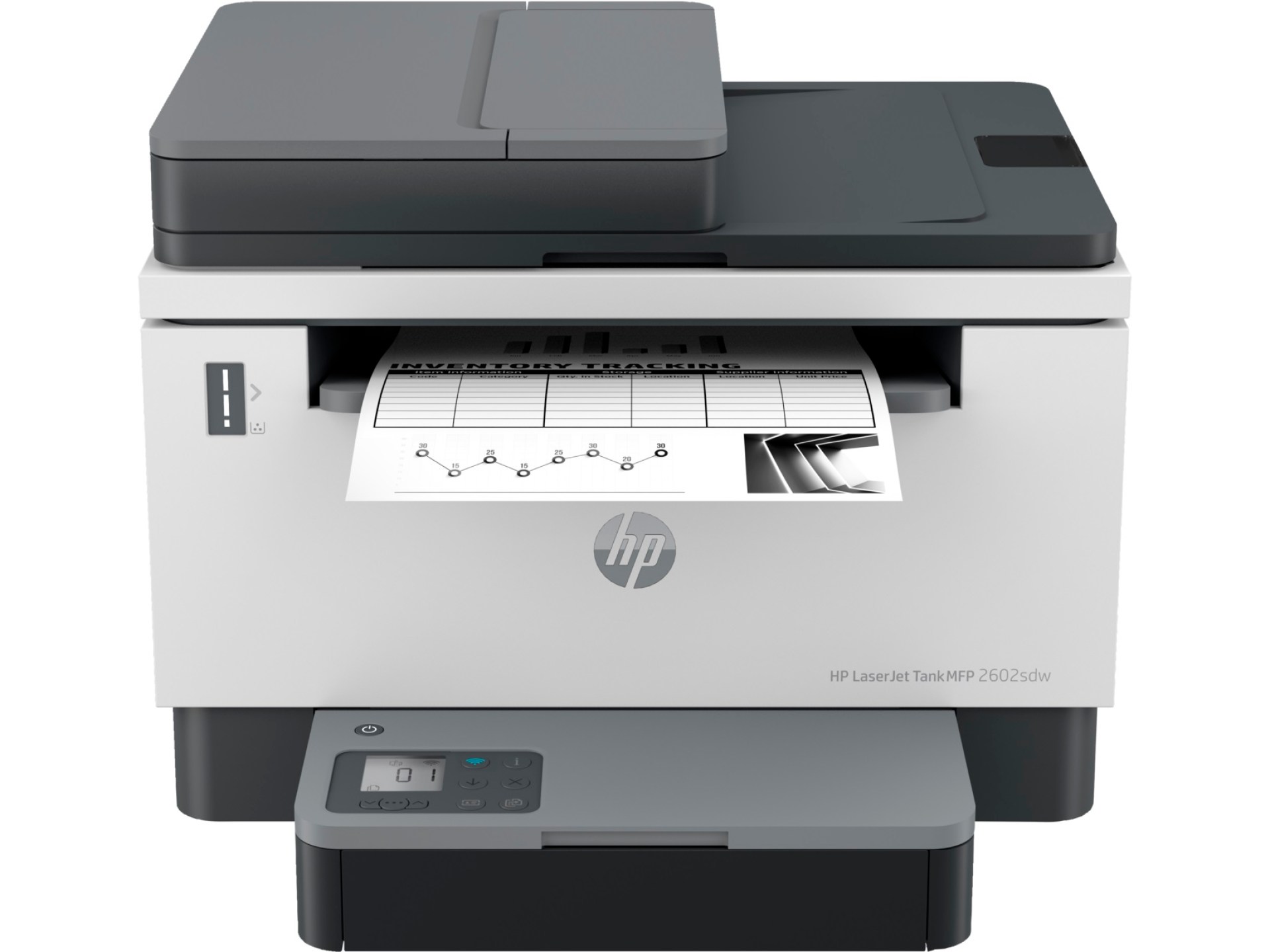 Impresora Multifunción HP Laserjet Tank MFP 2602SDW 2R7F5A – 600 x 600 ppp – 22 ppm, 25000 páginas