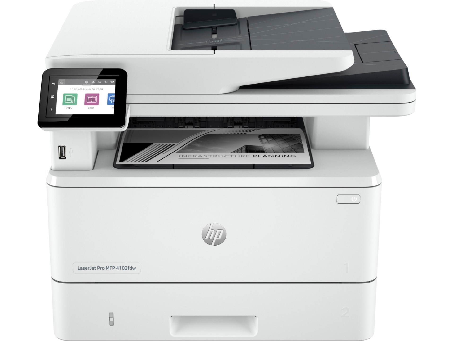 Impresora Multifunción HP LaserJet Pro 4103DW 2Z627A – 1200 x 1200 DPI – 40 ppm, 80000 páginas por mes