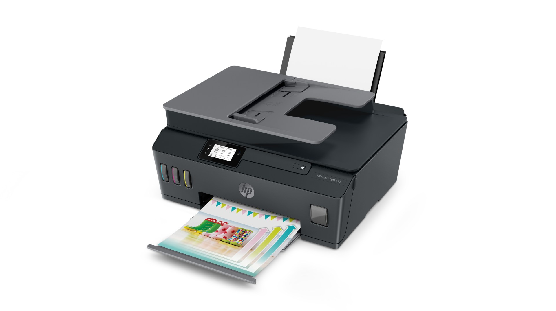 Impresora Multifunción HP Smart Tank 615 Inalámbrica Y0F71A – Inyección de tinta – 1000 Páginas por mes, 10 ppm, 1200 x 1200 DPI, 256 MB