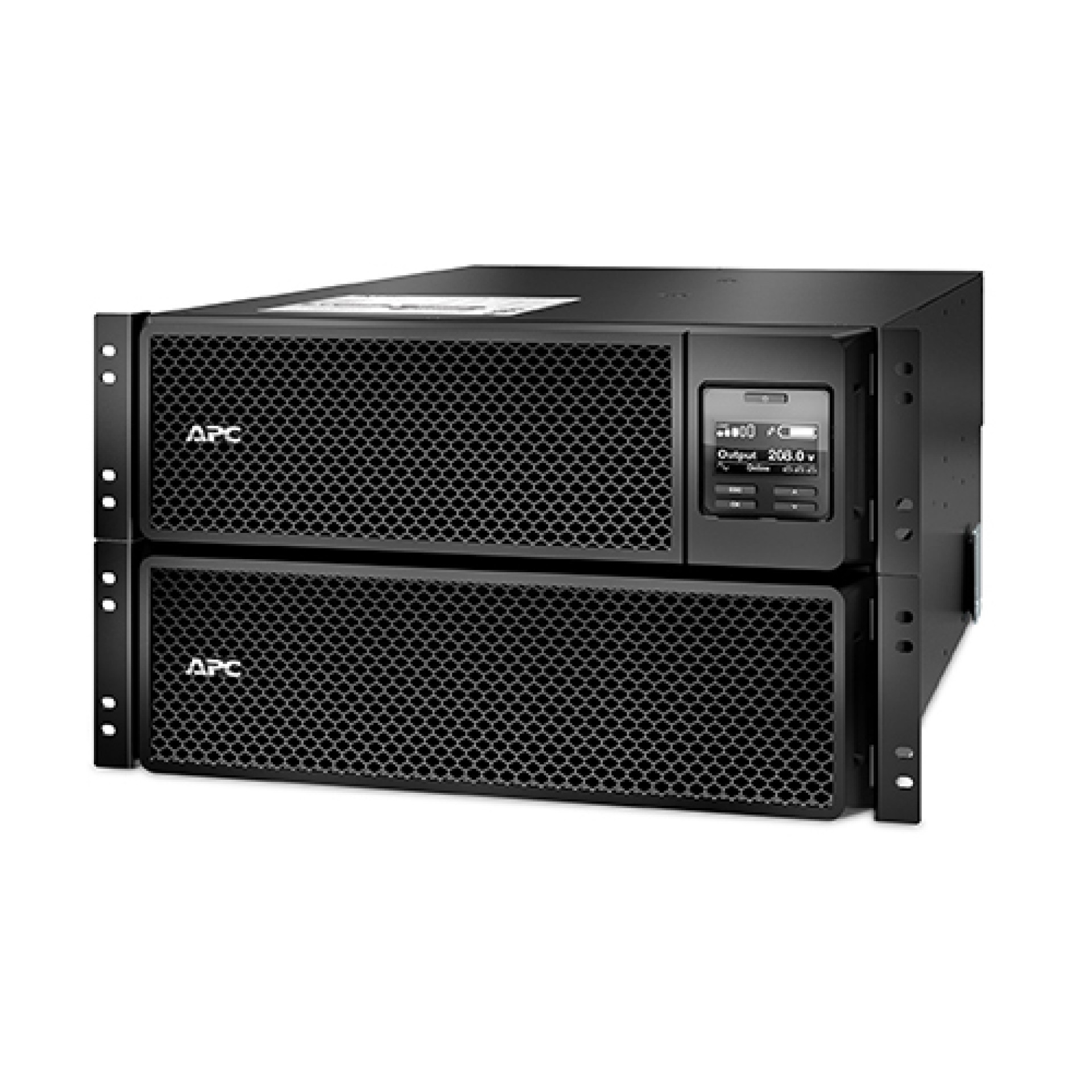 No break – capacidad 10000vas, 10000watts, 208 APC SRT10KRMXLT, 10000 VA, 10000 W, 1, 50 h, Negro, Industrial y Oficina