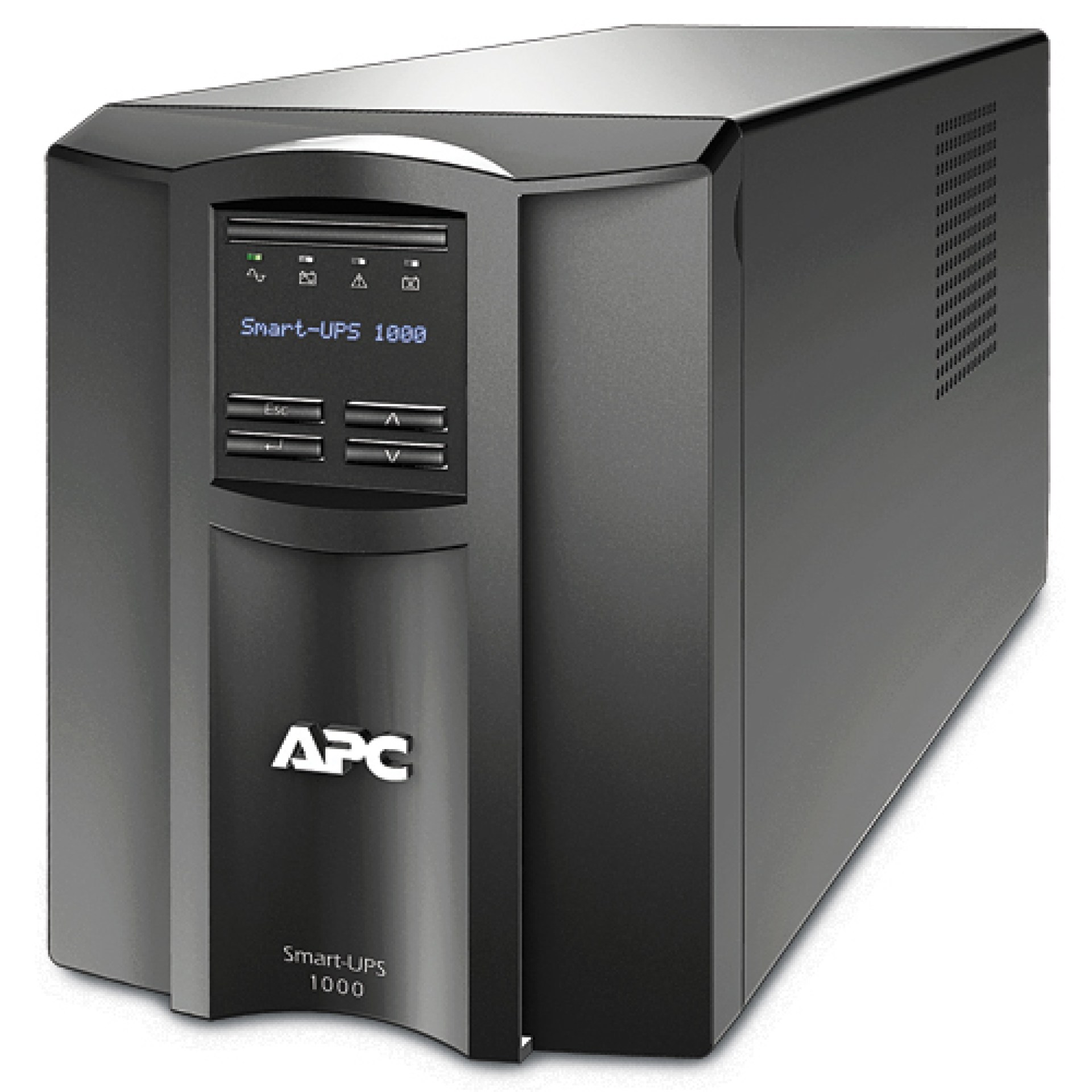 No Break Capacidad 1000VA – 700watts, 120v, 8  APC SMT1000C, 1000 VA, 700 W, 3 h, Negro, Industrial y Oficina