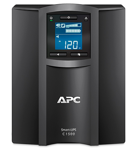 No Break Capacidad 1440VA – 900 watts, 120v, 8 APC SMC1500C, 1440 VA, 900 W, 3 h, Negro, Industrial y Oficina