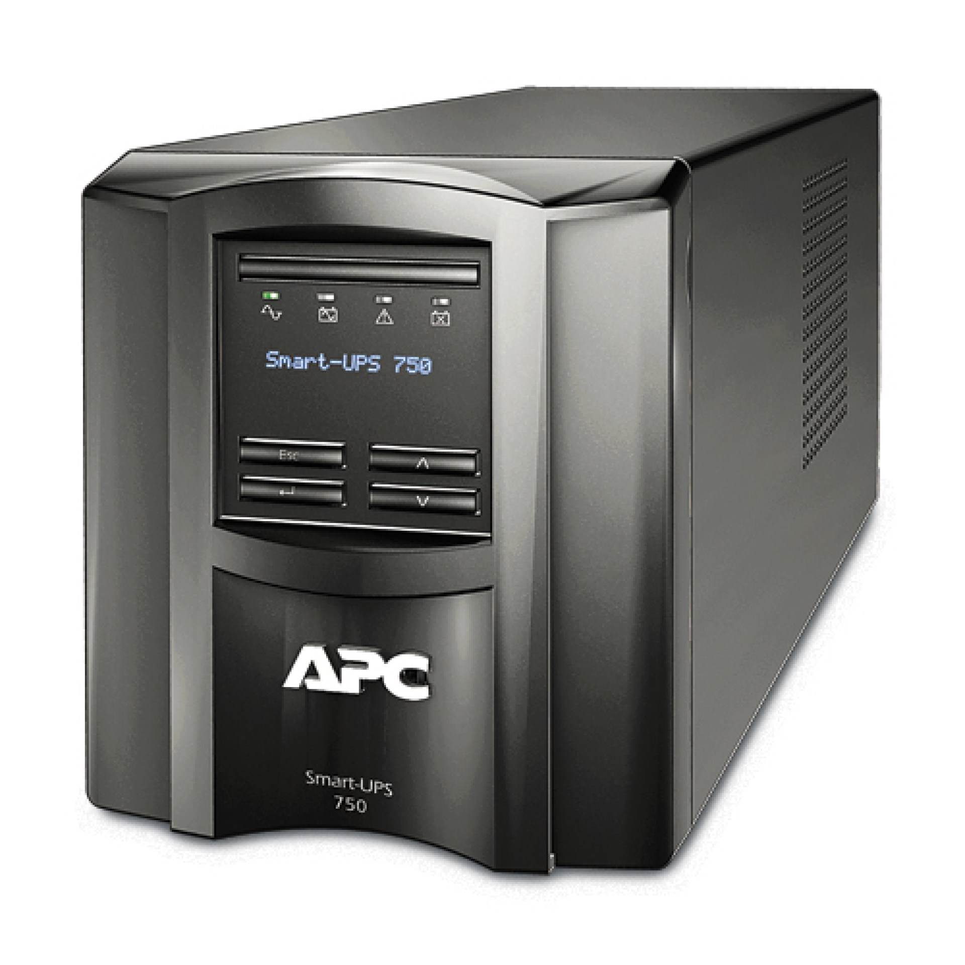 No Break Capacidad 750 VA 500 watts – 120V, co APC SMT750C, 750 VA, 500 W, 3 h, Negro, Industrial y Oficina