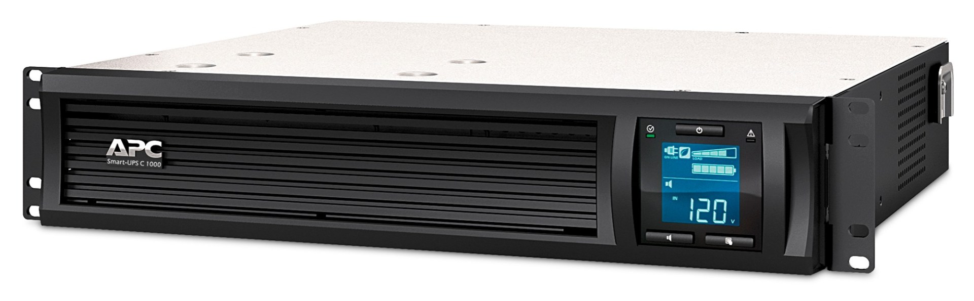 No Break Capacidad 1000 VA 600 watts – 120V, L APC SMC1000-2UC, 1000 VA, 600 W, 3 h, Negro, Industrial y Oficina