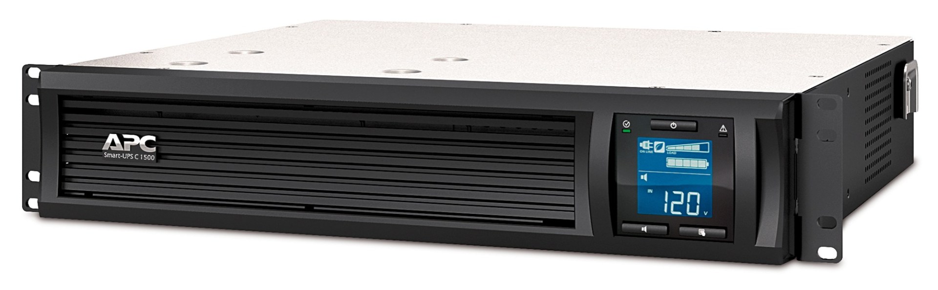 No Break Capacidad 1500 VA 900 watts – 120V, L APC SMC1500-2UC, 1440 VA, 900 W, 3 h, Negro, Industrial y Oficina