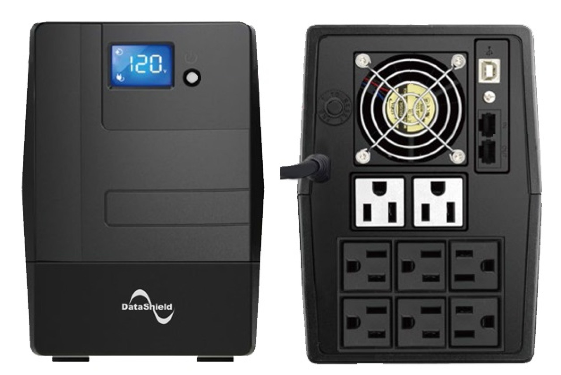 No-Break DATASHIELD KS-1500 LCD – 1500 VA, 900 W, Negro