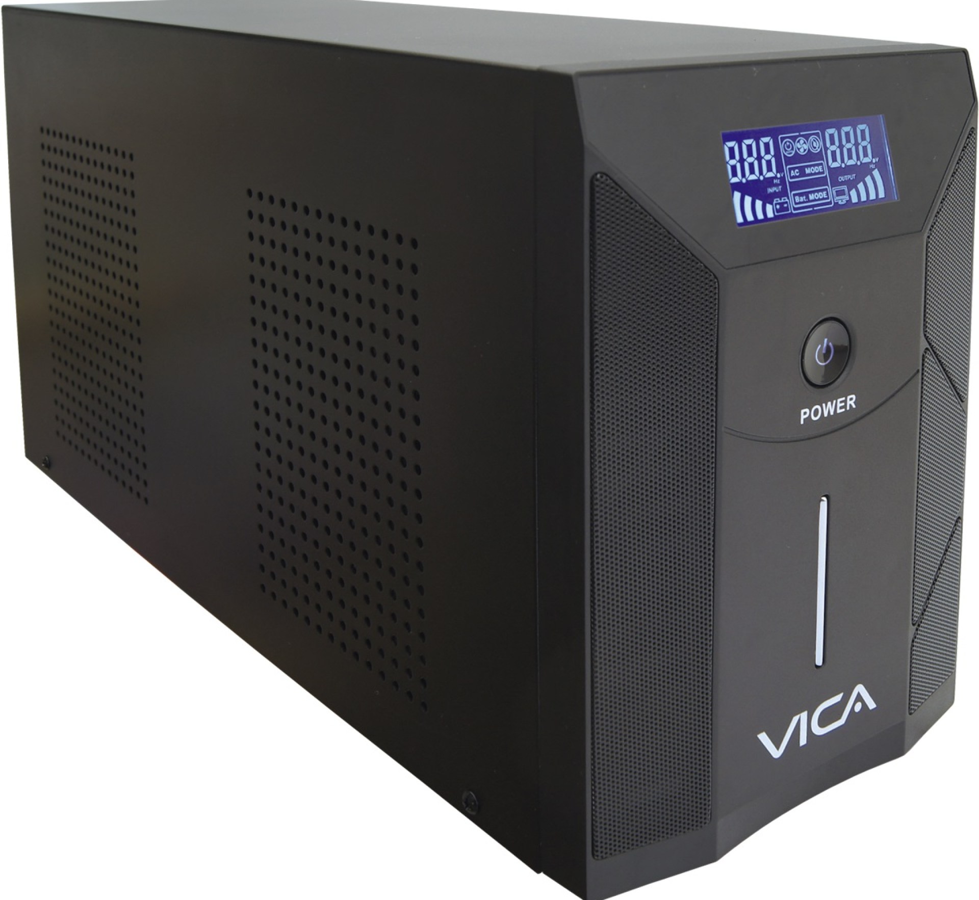 No break con regulador integrado marca VICA modelo S 3000 3000VA/1800W Entrada Voltaje 127 VCA – Rango de Voltaje 85 – 145 VCA
