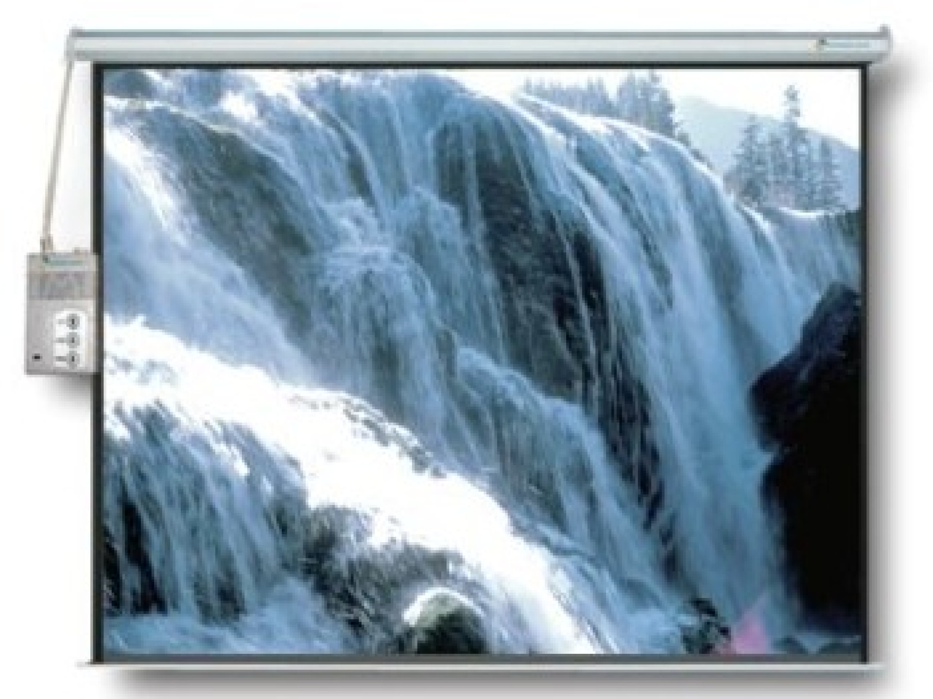 Pantalla de Proyección Multimedia Screens MSE-305 – 170 pulgadas, Eléctrica, Color blanco