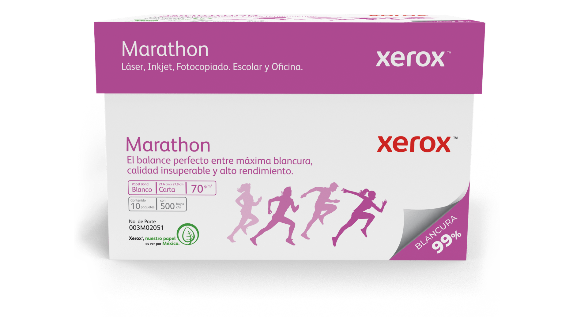 XEROX PAPEL MARATHON CARTA 99  BLANCURA –