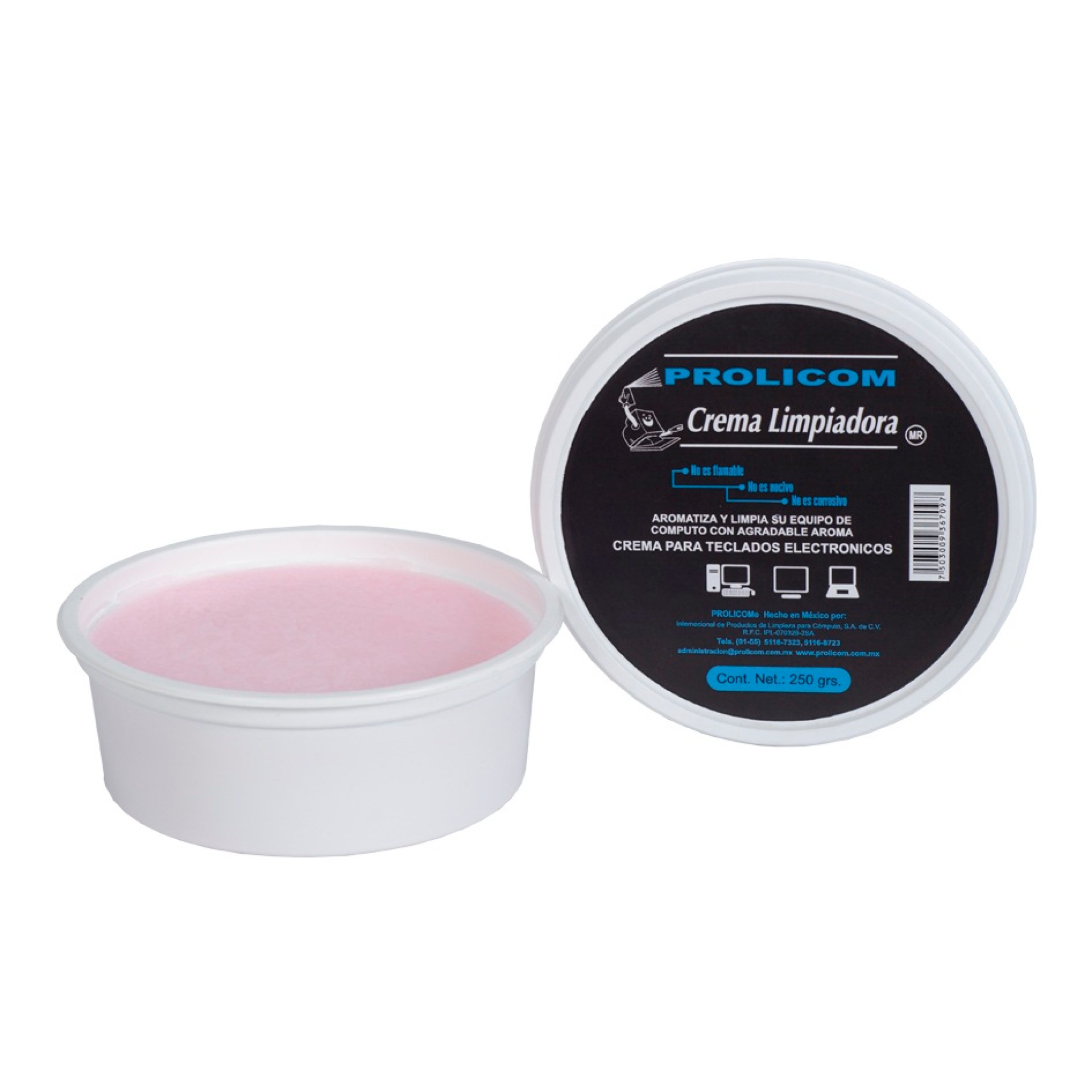 Crema limpiadora PROLICOM – 250 g, Crema, superficies y accesorios