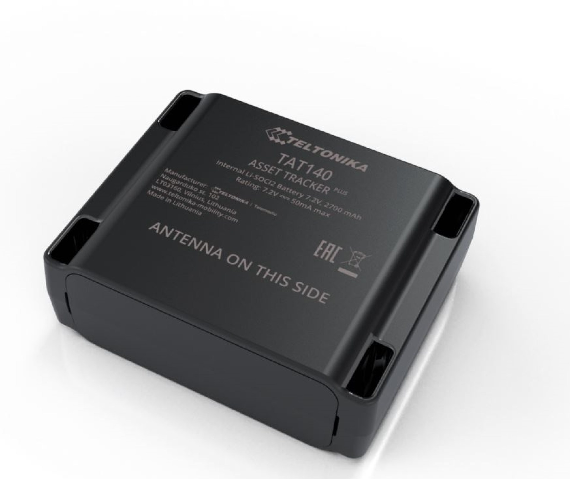 Rastreador de Activos 4G LTE TELTONIKA TAT140 – Negro