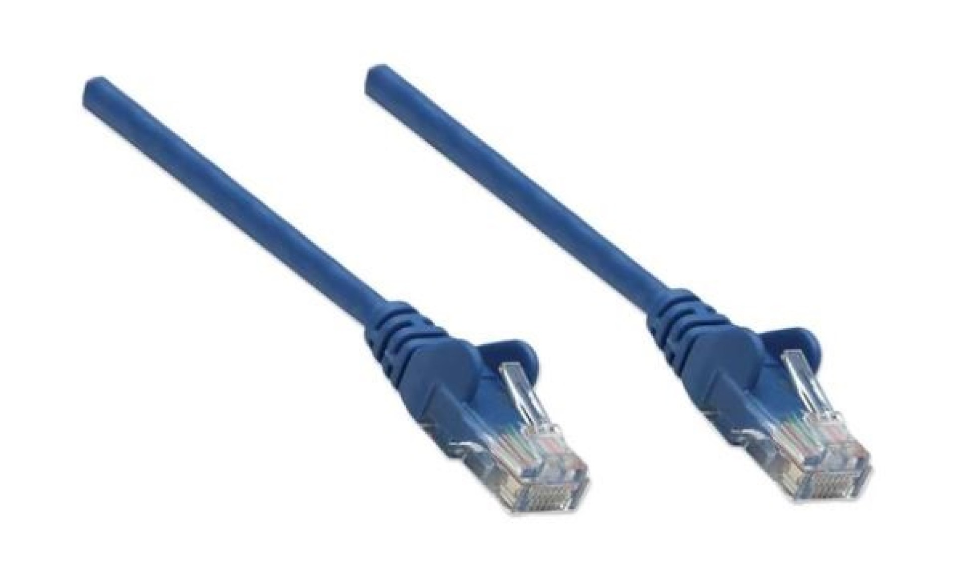 342599 Cable de red – Cat6, UTP RJ45 Macho / RJ45 Macho, 2.0 m, Color Azul, Contactos con baño de oro para una mejor conexión.