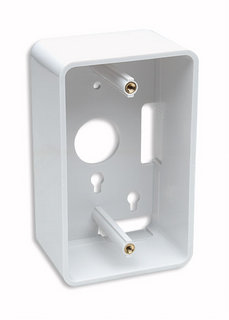 517874 Caja para pared de 4.7cm de profundidad color Blanco – La caja incluye tornillos de montaje.