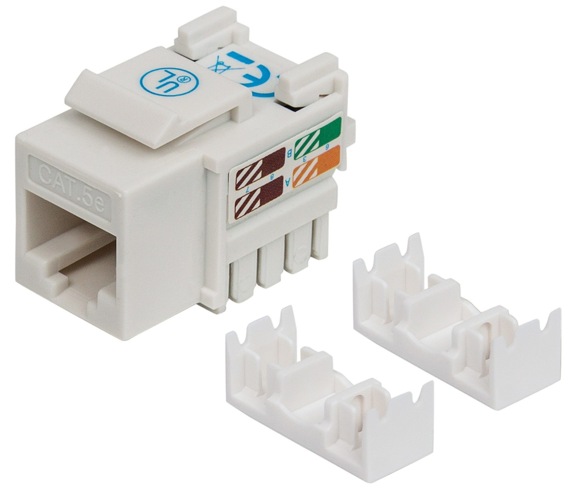 210355 JACK CAT 5e DE IMPACTO (KEYSTONE) BLANCO –