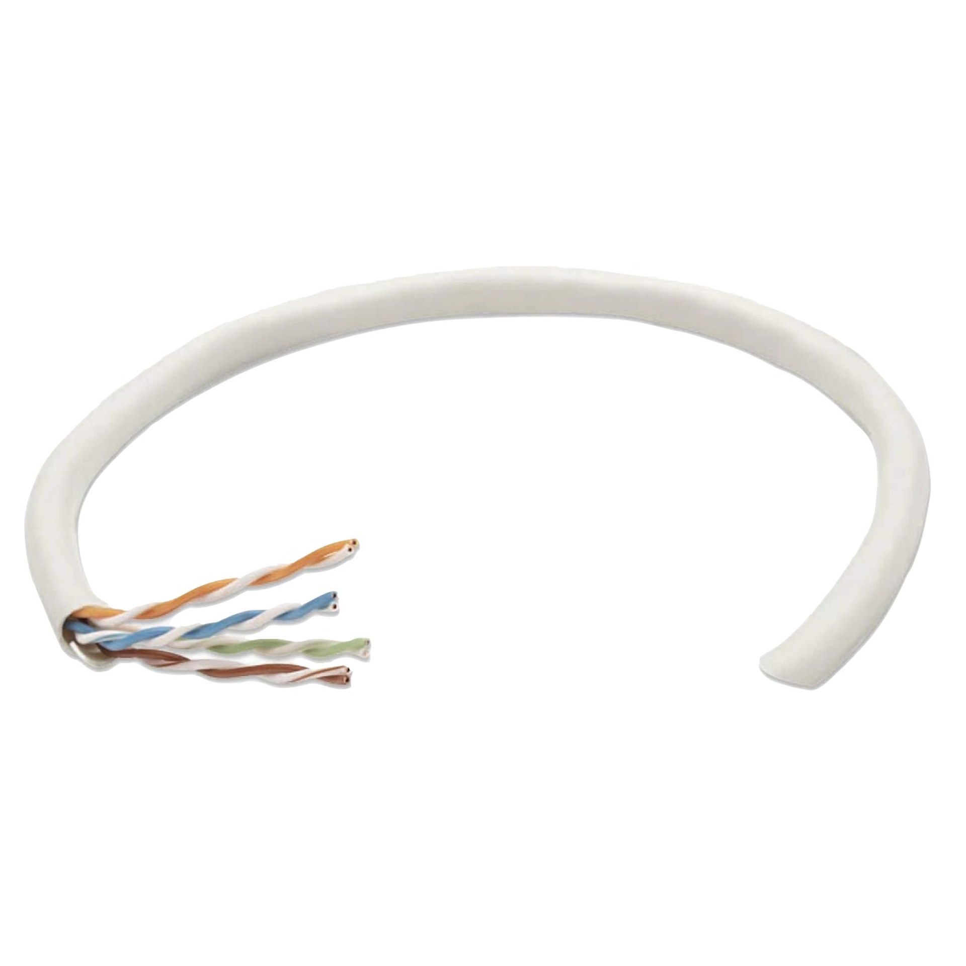704663 BOBINA CABLE UTP DE RED CAT6 CCA ROLLO 305M SOLIDA GRIS – Aluminio con recubrimiento de Cobre (CCA) Trenzado Sin Blindaje