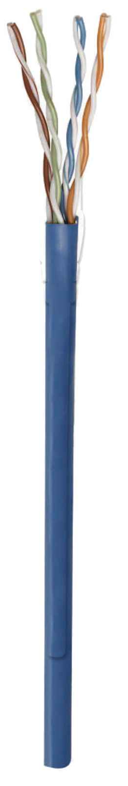 705059 Bobina de Cable UTP Cat6 – Sólida, 100  cobre, 305m Color Azul, Filamento sólido, Conductor 100  cobre, Clasificación CM.