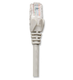 318976 Cable de red – Cat5e, UTP, RJ45 Macho / RJ45 Macho, 2.0 m, Color Gris; Contactos con baño de oro para una mejor conexión.