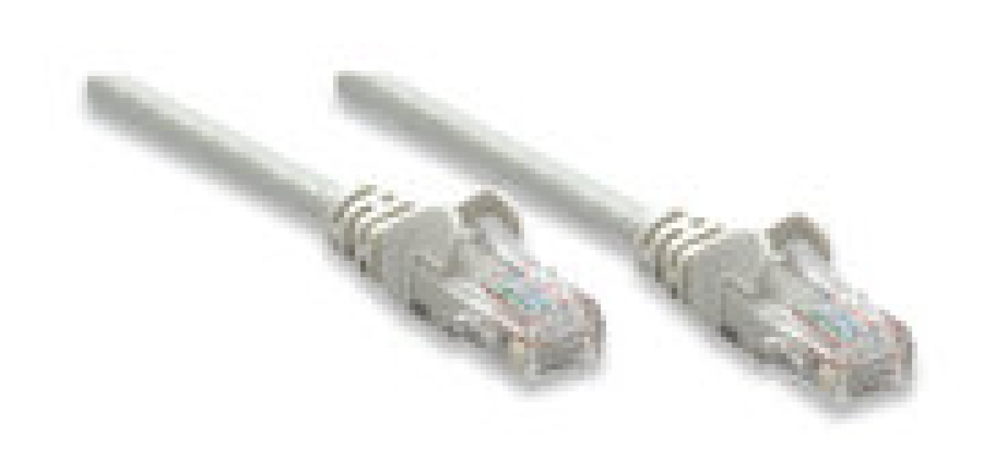 319973 Cable de Red Cat5e UTP 15.0m Color Gris; Contactos con baño de oro para una mejor conexión. –