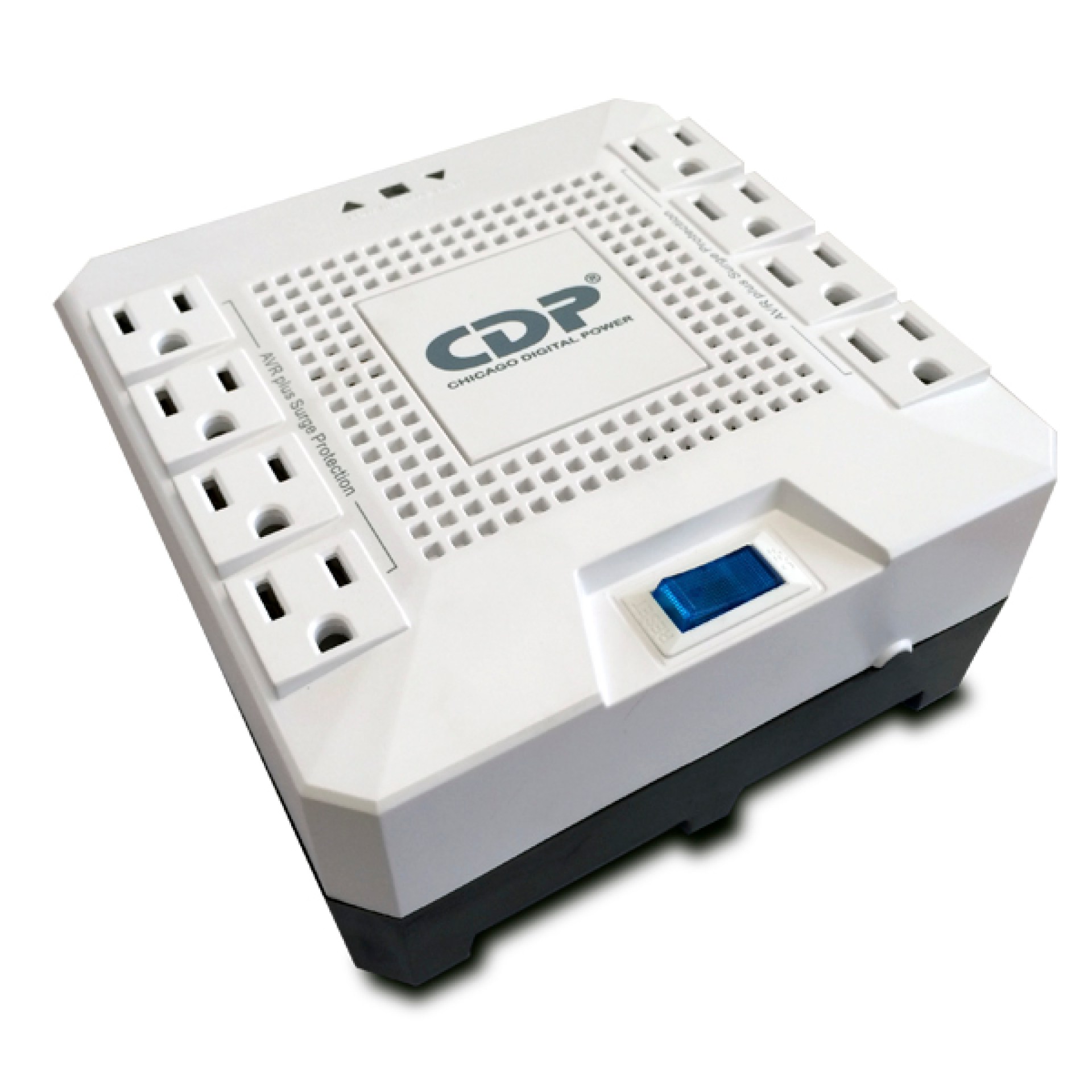 Regulador de Voltaje  R-AVR 1808 – 8, 1800 VA, 1000 W