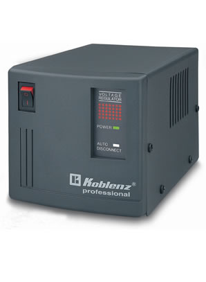 Regulador KOBLENZ ER-2550 – 6, Negro, Oficina, 2500 VA, 2000 W