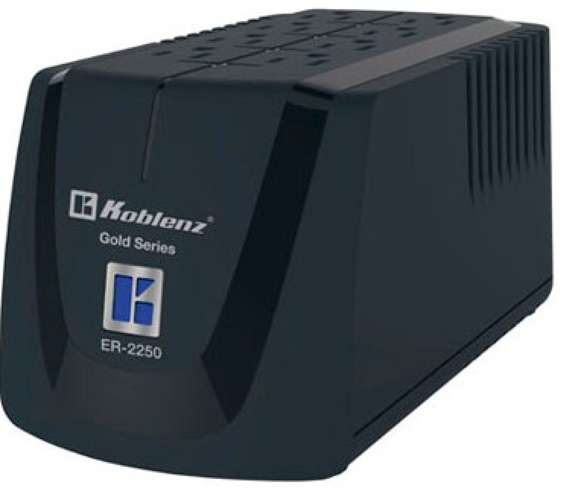 Regulador KOBLENZ ER-2250 – 6, Negro, Hogar y Oficina, 2250 VA, 1000 W