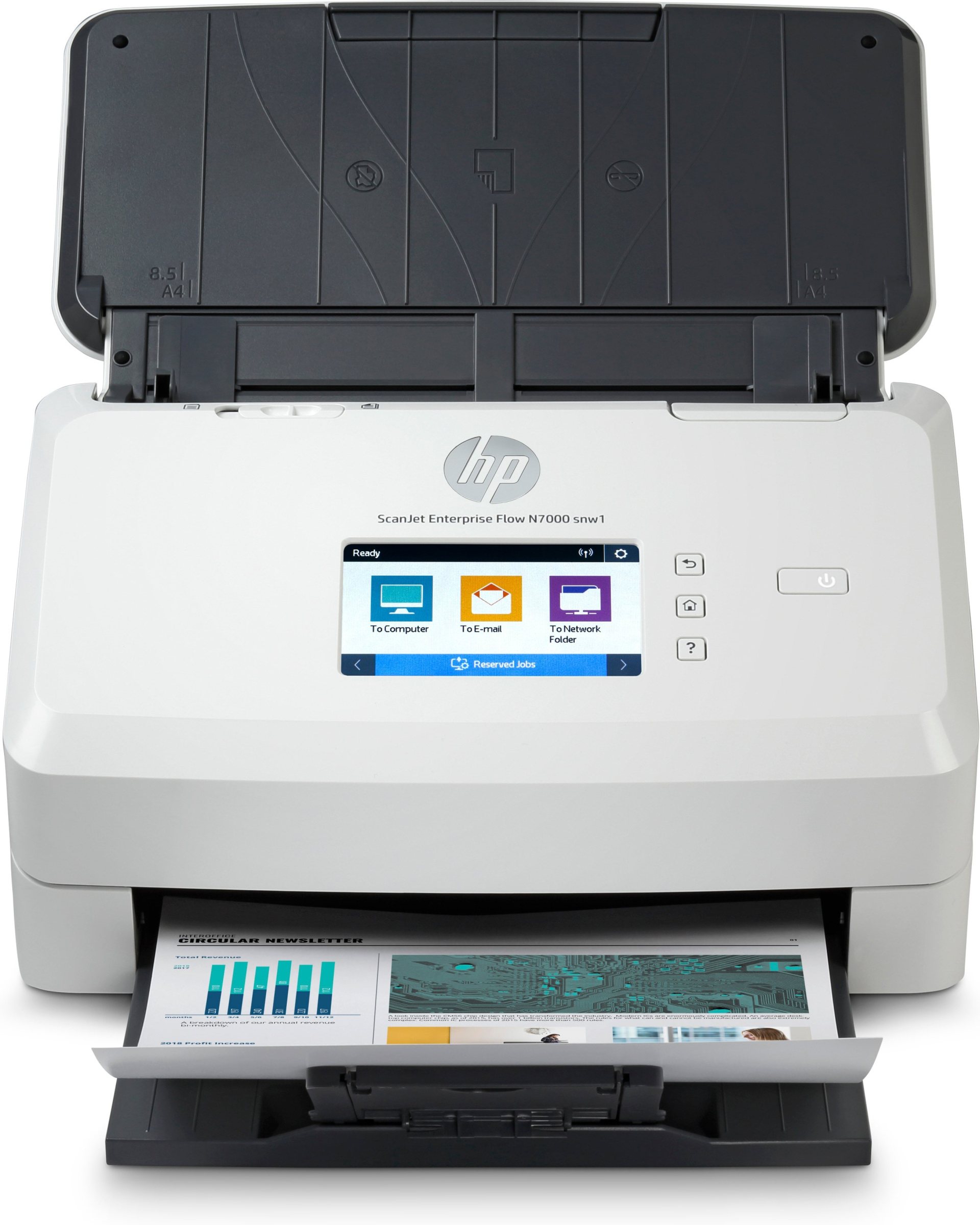 Escáner HP  N7000 6FW10A – ADF – 7500 páginas