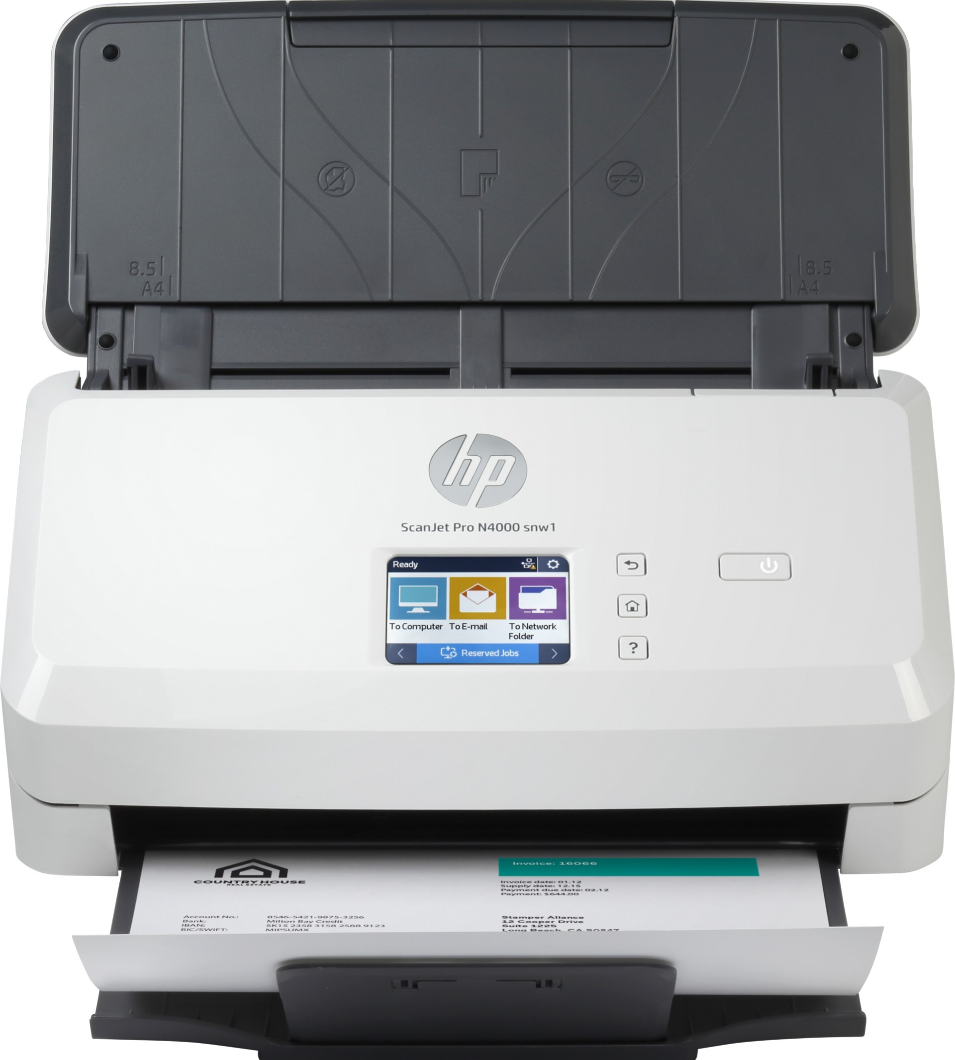 Escáner HP Scanjet Pro N4000 snw1 6FW08A –